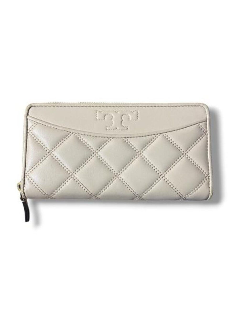 TORY BURCH - Savannah Zip Continental Wallet in CREAM